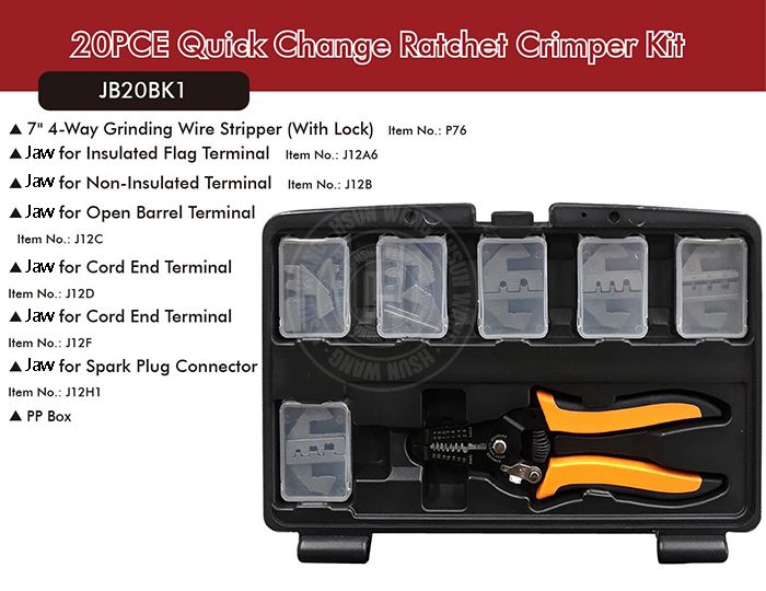 taiwan wire stripper licrim JB20BK1-JB20BK1-Jaw-crimp-crimping-crimp tool-crimping tool-crimp wire-ferrule crimp-ratchet crimp-Taiwan Manufacturer-hsunwang-licrim-hsunwang.com
