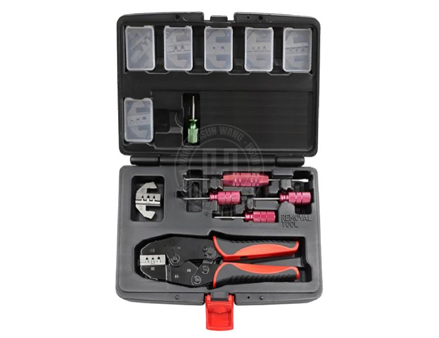 20PCE Automotive Quick Change Ratchet Crimper Kit JB20BG1A-JB20BG1A-Jaw-crimp-crimping-crimptool-crimpingtool-crimpwire-ferrulecrimp-ratchetcrimp-TaiwanManufacturer-hsunwang-licrim-hsunwang.com