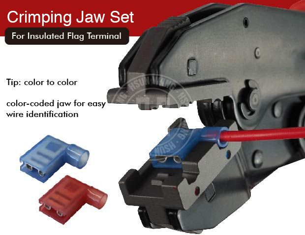 insulatedterminal-Insulatedconnector-insulatedelectricalterminal-wireconnector-electricalconnector-flagconnector-flagterminal-crimpingjaw-ratchetingcrimpingtool-wirecrimper-taiwancrimpingtool-TaiwanManufacturer-licrim-hsunwang.com