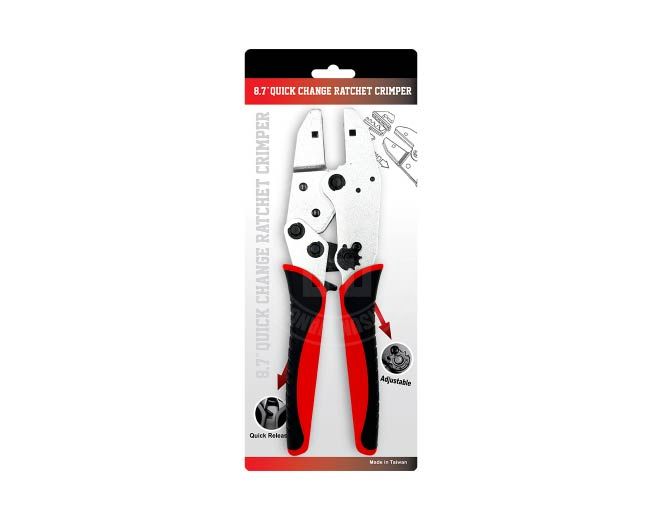 Aluminum Quick Change Ratchet Crimper JCI-JCI  Series-Jaw-crimp-crimping-crimp tool-crimping tool-crimp wire-ferrule crimp-ratchet crimp-Taiwan Manufacturer-hsunwang-licrim-hsunwang.com