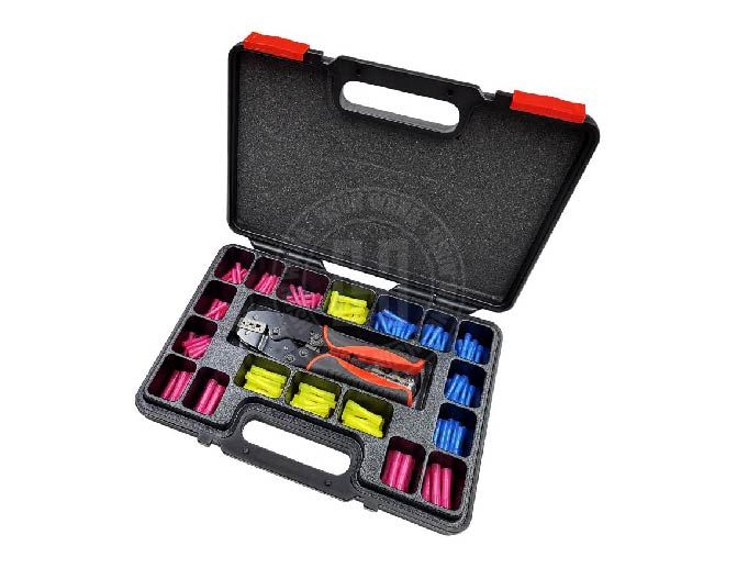 JB164AA33-Open Barrel Terminal-Crimping Jaw-Quick Change System-Heat Shrink Butt Connector-Quick Change Crimping Jaw