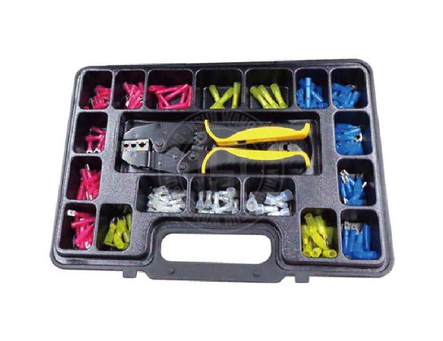 JB165AA5-Heat Shrink Terminal,Closed End Connector,Wire Harness Tool,Automotive Crimping Set,Professional Electrical Tool,Quick Change Crimper,Ratchet Crimping Tool,Interchangeable Crimping Jaws,Butt Connector Crimper,licrim,Hsun Wang-hsunwang.com

