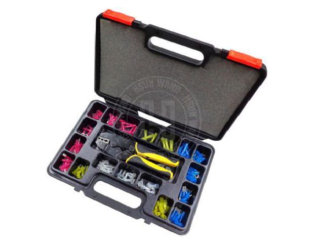 JB165AA5-Heat Shrink Terminal,Closed End Connector,Wire Harness Tool,Automotive Crimping Set,Professional Electrical Tool,Quick Change Crimper,Ratchet Crimping Tool,Interchangeable Crimping Jaws,Butt Connector Crimper,licrim,Hsun Wang-hsunwang.com
